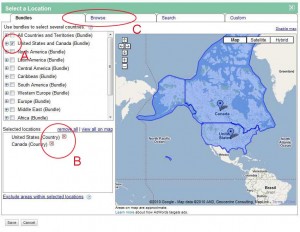 AdWords: Select-a-Location Settings AdWords: Select a Location Settings