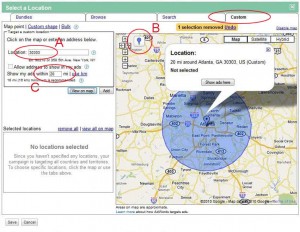 AdWords: Location Radius AdWords: Location Radius