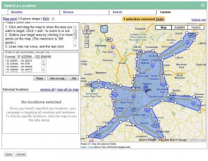 AdWords: Location Custom Shape Closed AdWords: Location Custom Shape Closed